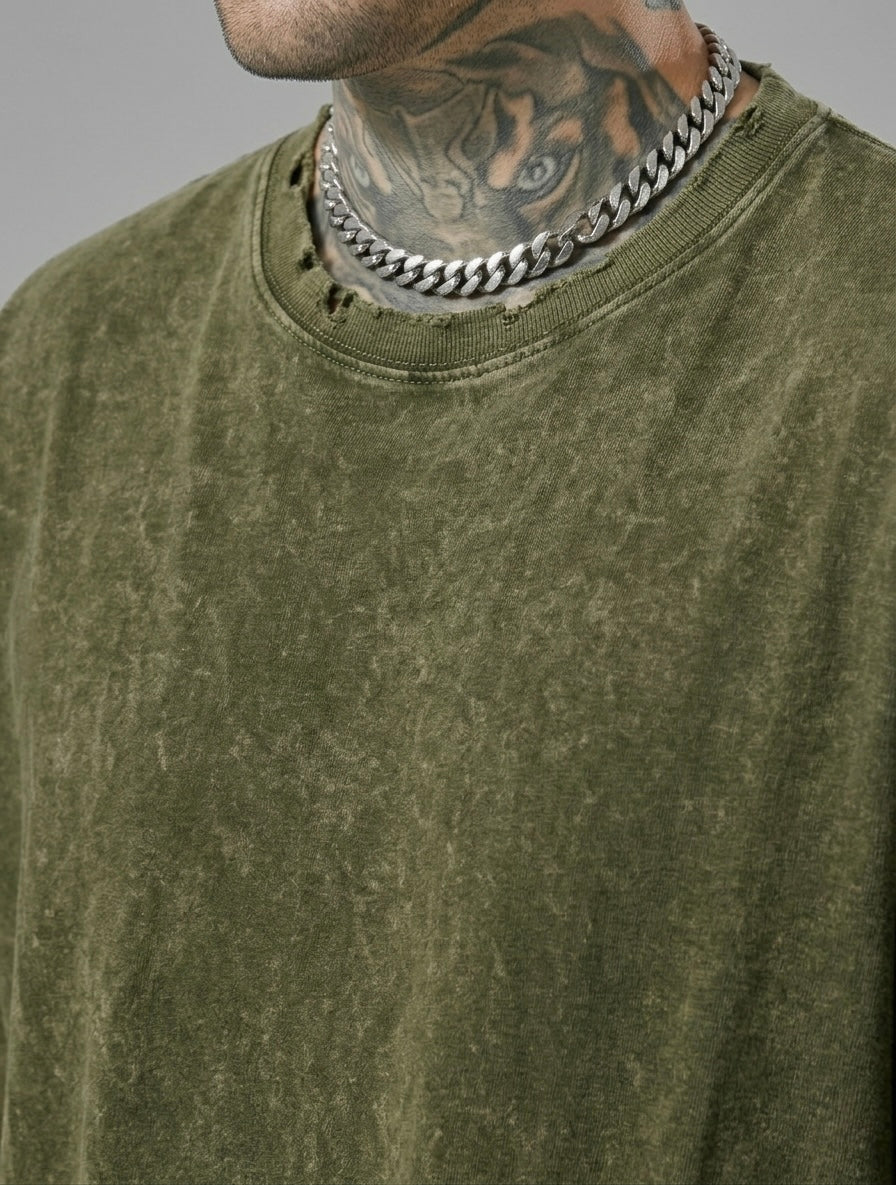 VINTAGE ACID WASH OVERSIZE TEE