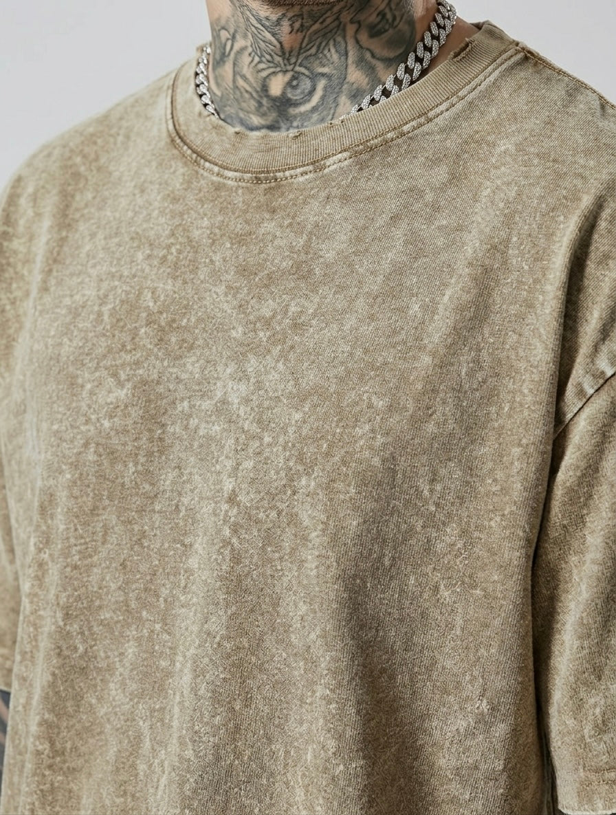 VINTAGE ACID WASH OVERSIZE TEE